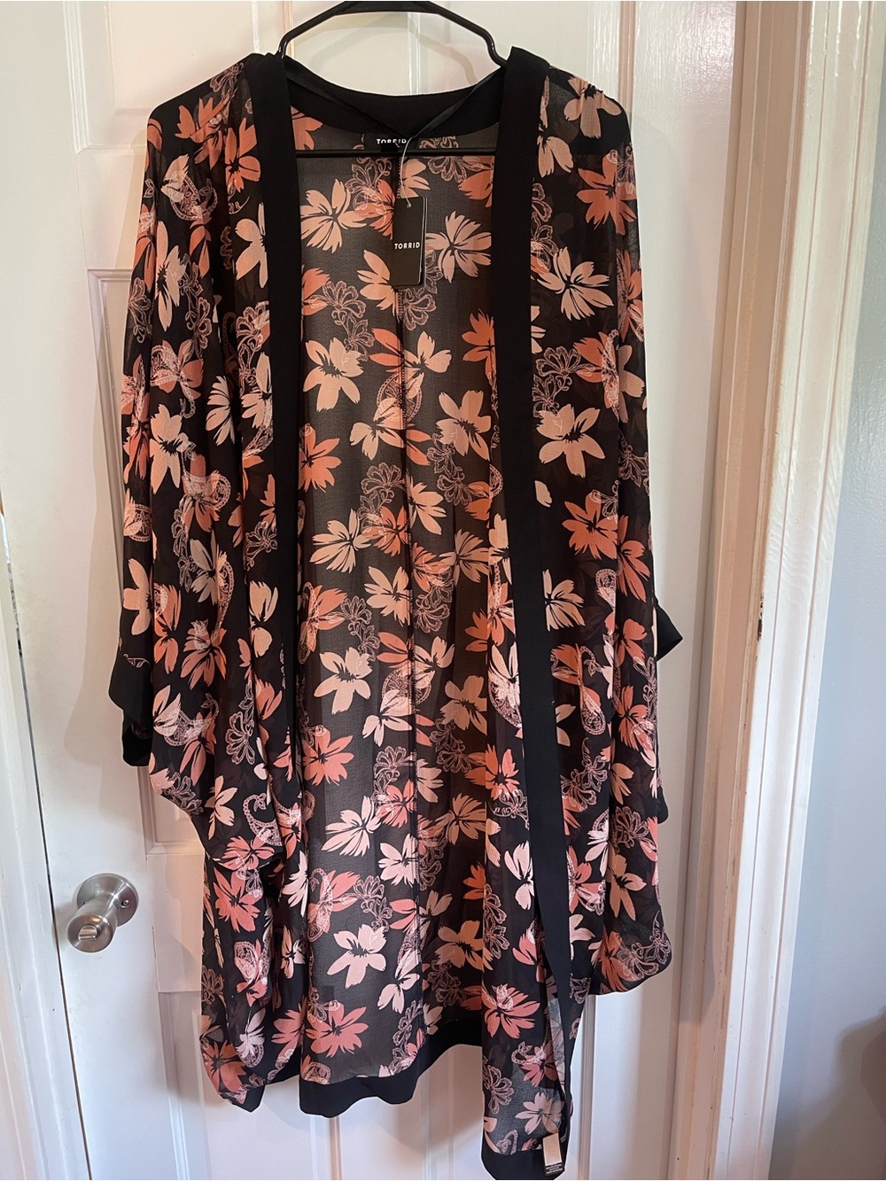 Torrid Floral Cocoon Kimono